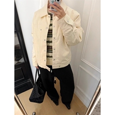 春秋季新款美式复古夹克外套男短宽Cleanfit工装柳钉高街上衣潮牌，男装夹克，星座506A