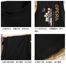 BX25161-P20港风运动汗背心男大码汗衫男无袖T恤男砖墙挂拍，男装T恤，电商A040A