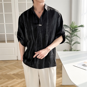 B353 CS366 P55 M-3XL 聚酯纤维100 夏季新款2025冰丝衬衫直播款1图片