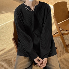 2024春季新款日系cityboy设计感上衣垂感长袖T恤现货T1689-P35，男装T恤，星座512-4