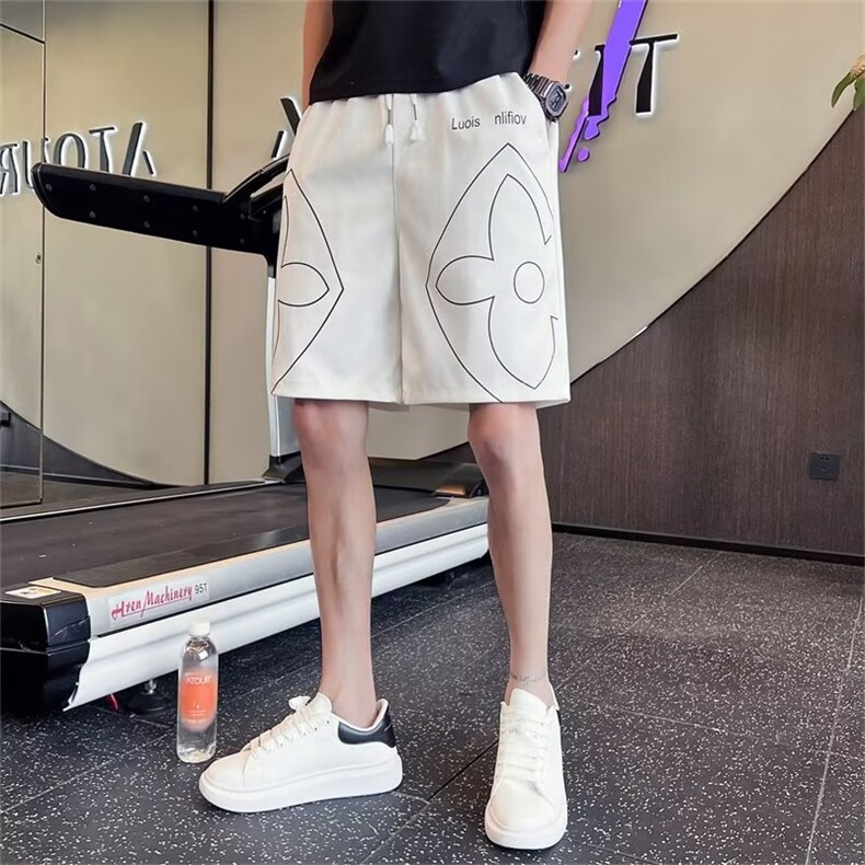百搭男五分裤潮运动裤潮流时尚潮牌夏季流行休闲裤D070310B-1P29,男装牛仔裤,星座310B-1