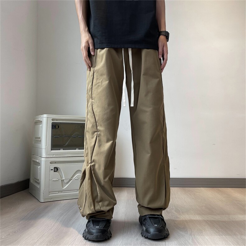 K85-P52夏季宽松型设计感不规则长裤,男装休闲裤,星座1501-1