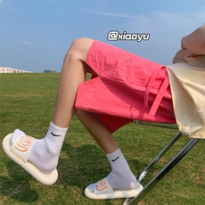 休闲短裤男款夏季运动冰丝速干宽松直筒伞兵美式潮牌机能五分裤子，男装休闲裤，星座512A（原616）
