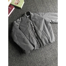 复古简约银灰尼龙夹克拉链棒球服飞行员外套JK2591特P68，男装夹克，星座908-1