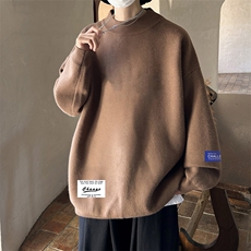 控68半高领毛衣男士大码针织衫男毛线衣男M18062-P45加绒款-P65，男装针织衫/毛衣，电商A040