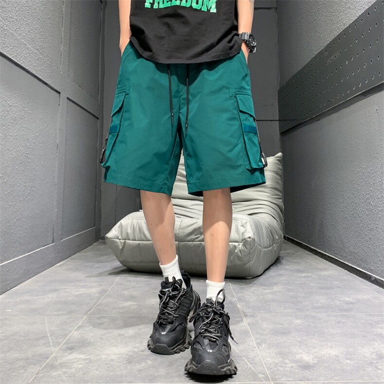 2024新款工装短裤男潮牌ins休闲裤宽松大码中裤五分裤D0613-P40,男装牛仔裤,星座308B-2