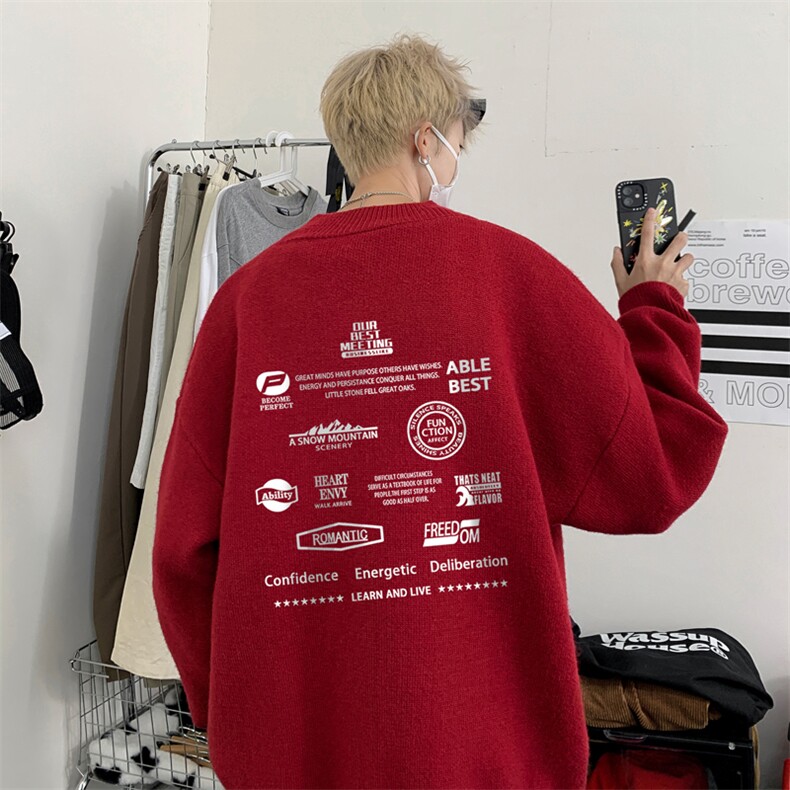 高质量！秋冬季半高领毛衣男士加绒加厚线衣男针织衫男MY175-P45,男装针织衫/毛衣,电商B367