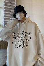 连帽卫衣男大码胖子帽衫大号运动服WY2427-P35，男装卫衣，电商A040
