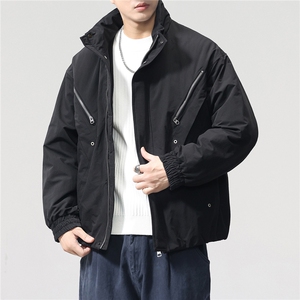 夹棉2025秋冬新款立领工装夹克男女户外登山服棉服图片