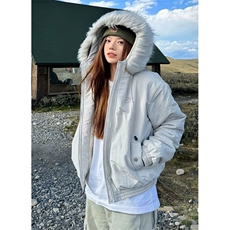 加厚毛领连帽棉衣外套防风带毛保暖棉服派克服女M8360，男装棉衣，星座1116A（原606A-3）