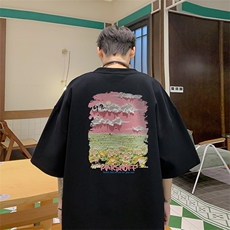 已注册纯棉220克T4356P23得物直播短袖T恤重磅280克TB4356批28，男装T恤，电商C408(原B339-1)