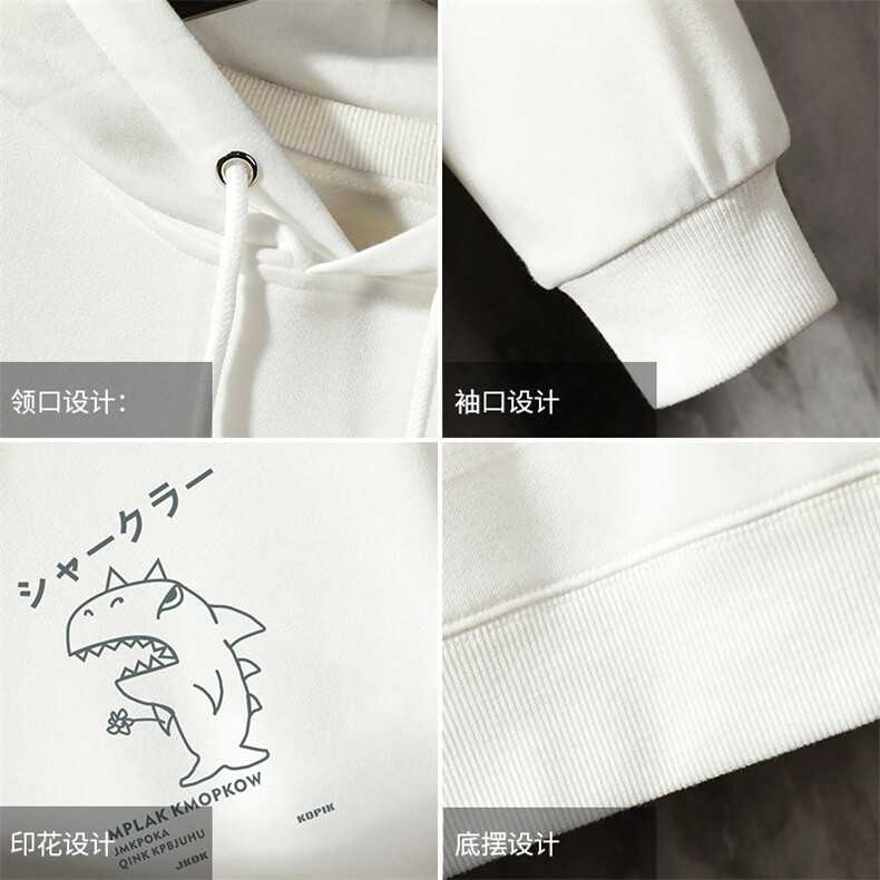 WY2092-P40纯连帽卫衣男大码运动帽衫宽松薄外套水泥墙挂拍,男装卫衣,电商A040A