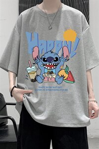 HT73077-P22 华夫格t恤男短袖男大码五分袖 大皂风图片