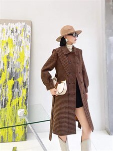 中长款毛呢大衣,其它,中广青青