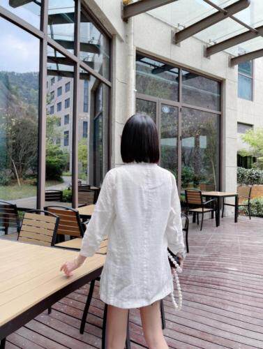 现货新款麻料西装，女装西装，久久索衣缘