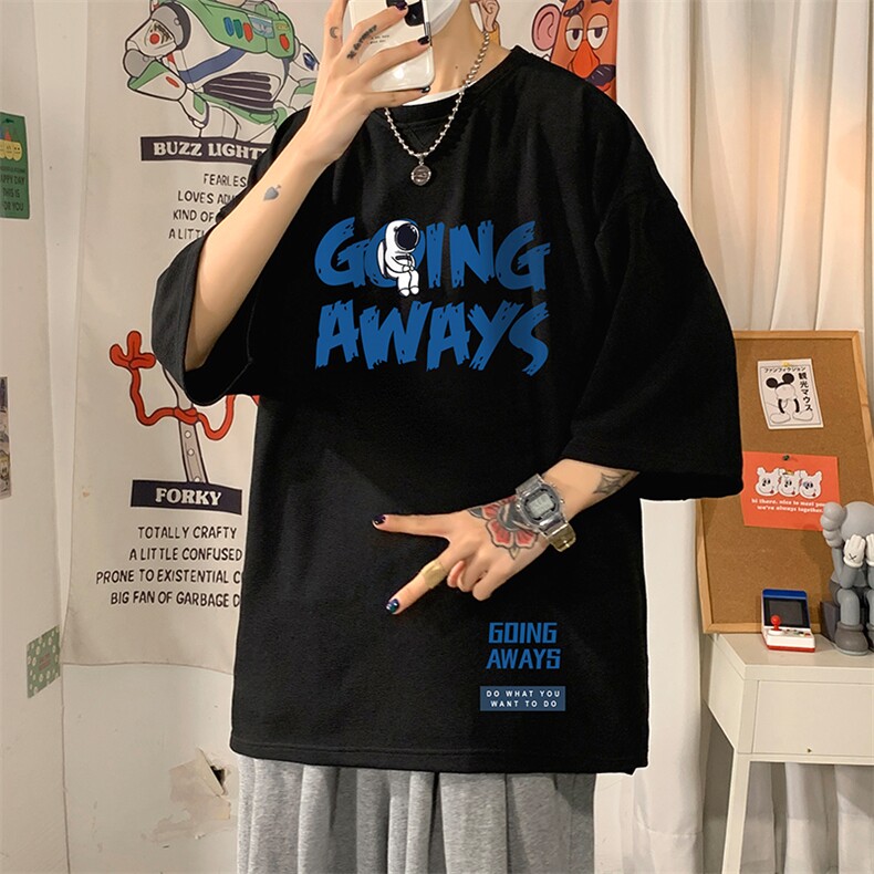 Q11230-P30春夏季七分袖t恤男大码五分袖男短袖中袖,男装T恤,电商A040