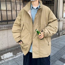 【有货】D512-P78日系复古棉衣夹克男立领外套秋冬宽松工装棉服，男装棉衣，星座603-2