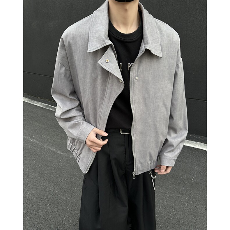 【现货】JK1023-P53特控88 大码设计感夹克短款外套图片