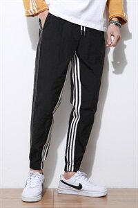 春季男士卫裤2021新款潮流韩版束脚运动裤休闲裤DS12T图片
