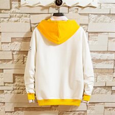 秋季宽松连帽套装青少年印花两件套运动时尚休闲套装男TZ380，男装套装，星座1207