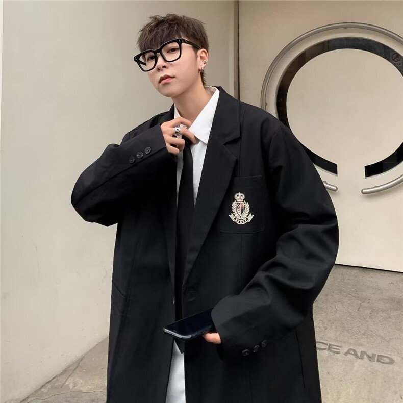 男青春流行简约气质长袖潮时尚平驳领标准西服上衣W1019P45,男装西服,星座1116-2