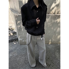 [网图]春季知识分子长袖衬衫高智感纯色休闲男C64144-TP3568，男装衬衫，电商A102