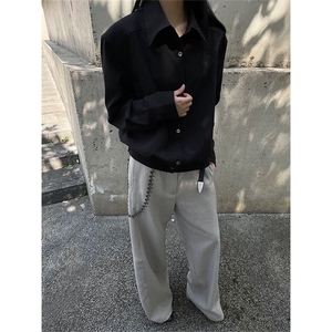 [网图]春季知识分子长袖衬衫高智感纯色休闲男 C64144-TP3568图片
