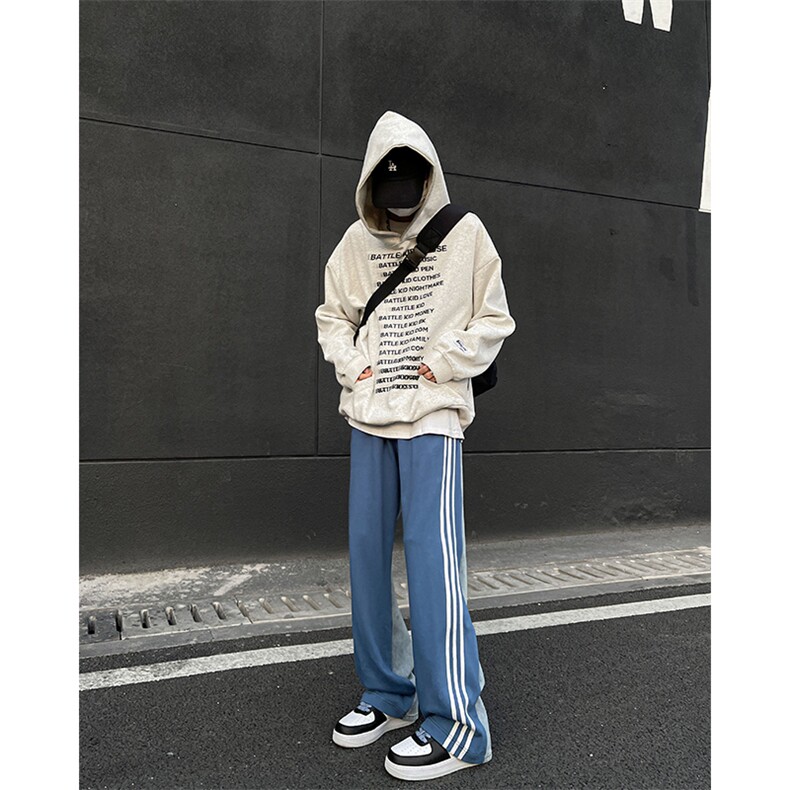 8XL-M特大码2024高级感小众牛仔裤长裤高街美式拼接休闲裤K959P78,男装休闲裤,电商D206-1