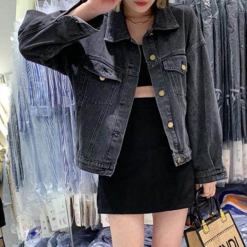 宽松的牛仔外套后背针织设计，其它，意妹EAMEI