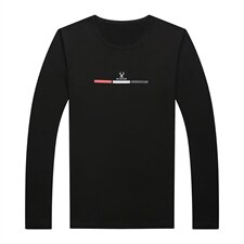 秋冬季新款中年男士棉长袖t恤男圆领polo衫打底上衣HPNT9858-P65，男装T恤，电商B212（原钱塘6029）