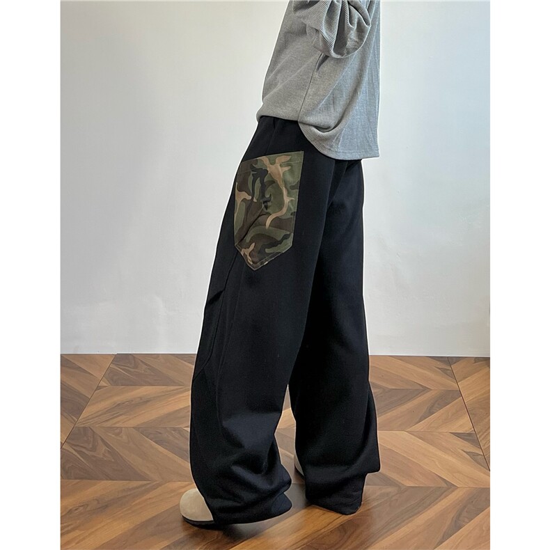 现货2025春款65%棉卫裤男长裤直筒裤子特P45控78，男装休闲裤，电商D205