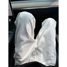 潮窄版阔腿直筒牛仔裤男女夏季新款高腰宽松显瘦小个子垂感微喇裤，男装牛仔裤，星座506A