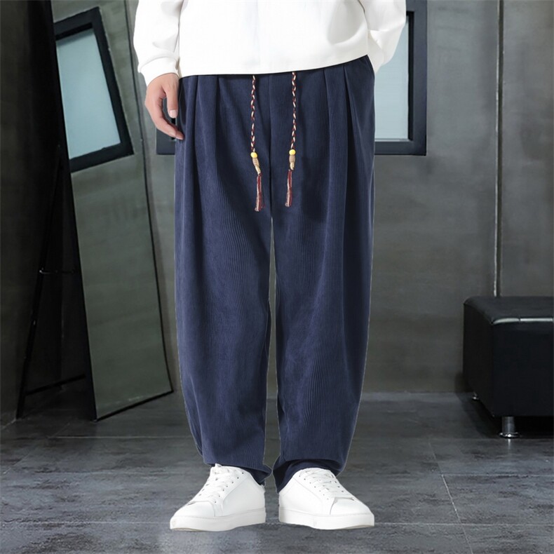 男士休闲裤灯芯绒长裤宽松灯笼裤哈伦裤裤XZ1512-2520-P50,男装休闲裤,星座1512