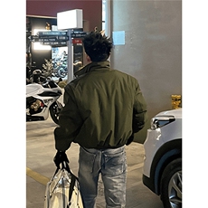 【有货】DM5016-P95美式冬季棉服男高级感宽松加厚痞帅短款潮，男装棉衣，星座603-2