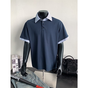 假两件短袖t恤男polo衫 cp157-特p45图片