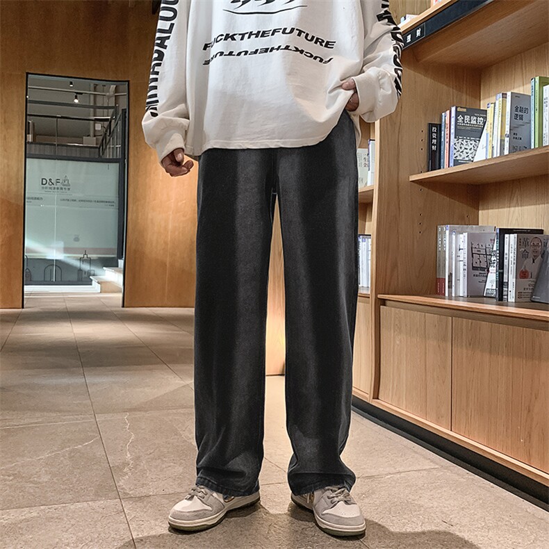 牛仔裤男宽松直筒裤K725P45,男装牛仔裤,星座1116-2