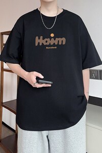 特批新款纯棉印花短袖t恤男夏季青少年初中高生帅气半袖TX521-P20图片