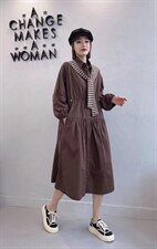 秋装连衣裙，女装连衣裙，e尚