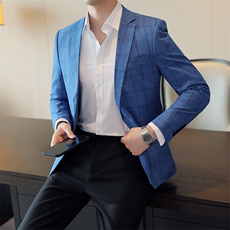 26做货-男士休闲西装修身韩版西服外套小西装上衣DX6910P165，男装西服套装，电商D216