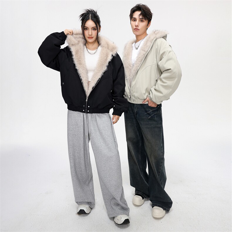 美式座山雕夹克男冬季短款派克服保暖迷彩连帽棉服MY2519-P98图片