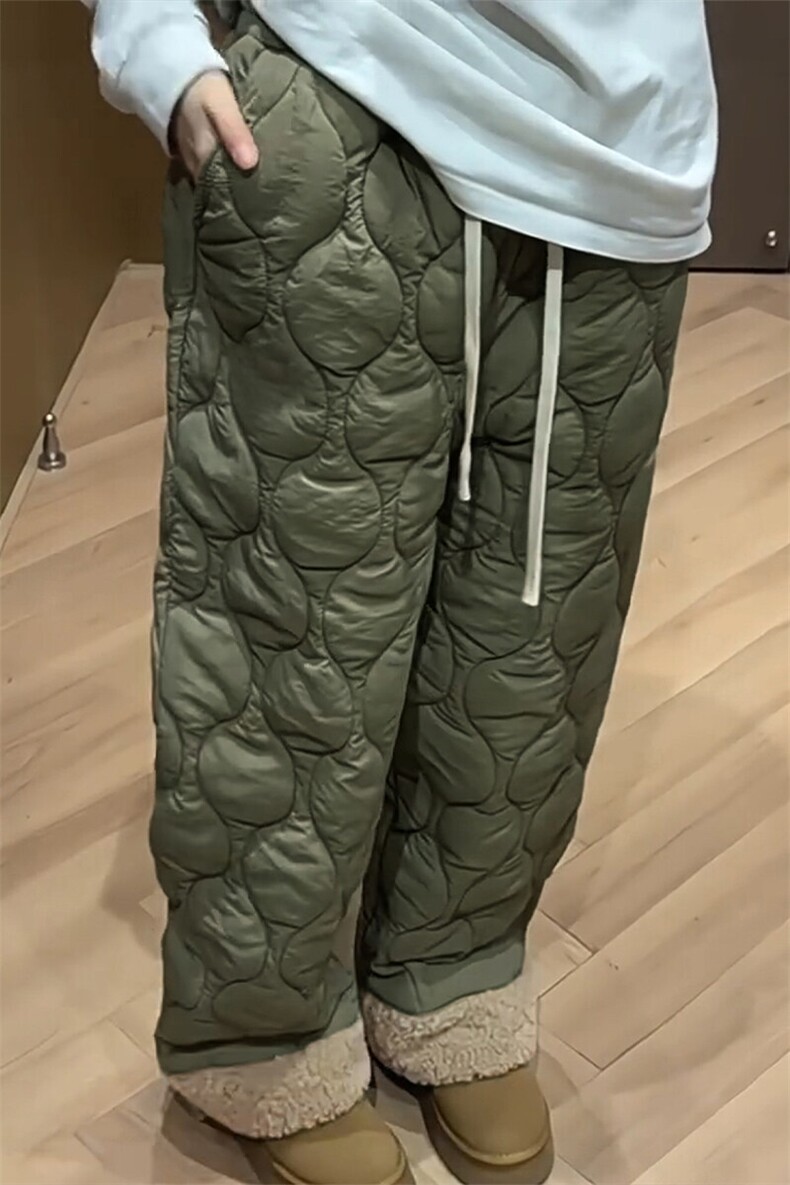 特批P45无差价冬季抖音羊羔毛棉裤男女加厚雪地裤K5613J加棉,男装棉裤,电商A001-1
