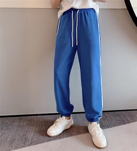 镶条运动裤图片
