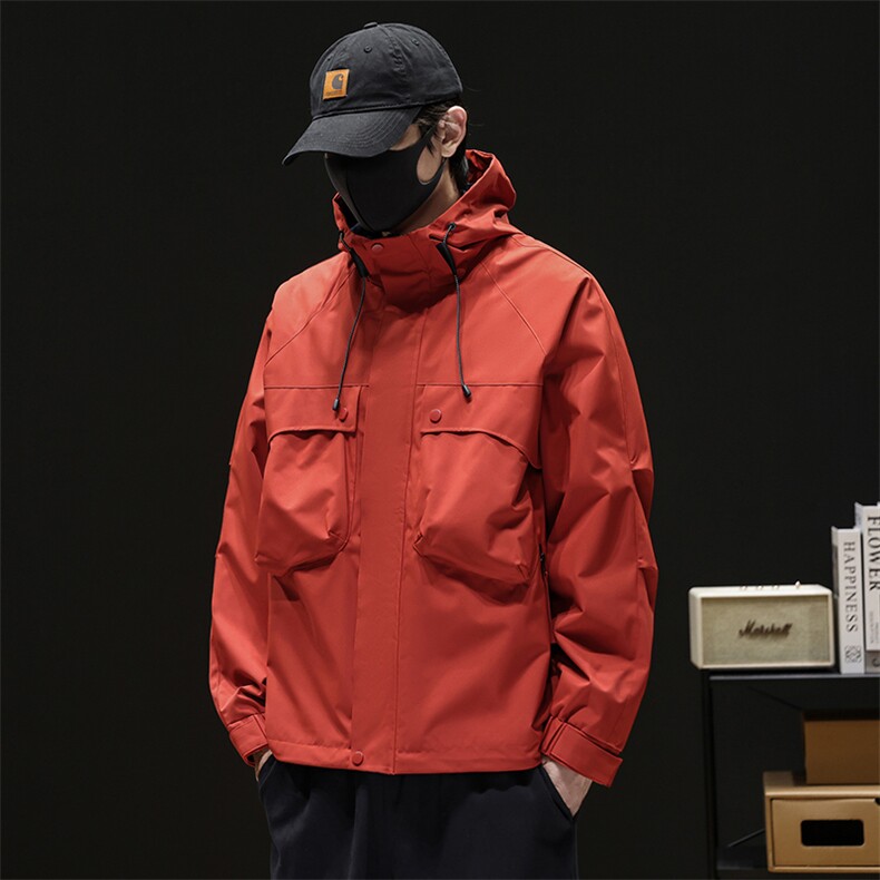 2025秋高端美式户外工装冲锋衣外套男士防风夹克休闲服Q5576-P75,男装夹克,星座610（原A335）