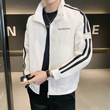 店主风新款夹克外套男春秋休闲百搭时尚立领男士上衣S2208-P90，男装夹克，星座310B-3