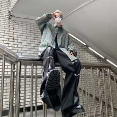 衬衫男长袖潮流外套宽松寸衣复古秋季新款CS92P40，男装衬衫，星座1116-2