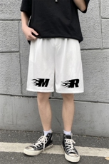 冰丝短裤男士大码宽松休闲五分裤男运动中裤MK37312-P15，男装休闲裤，电商A040