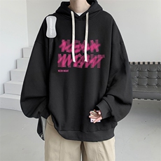 连帽卫衣男大码运动服帽衫外套WY2321-P35加绒款-P40加绒款-P40，男装卫衣，电商A040