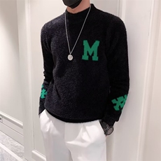 半高领毛衣男潮牌韩版痞帅线衣秋季休闲内搭打底针织衫S579/P64，男装T恤，星座506
