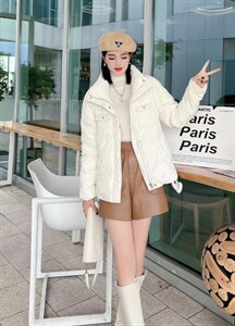 [现货]小香风羽绒服，，三色，四个尺码图片