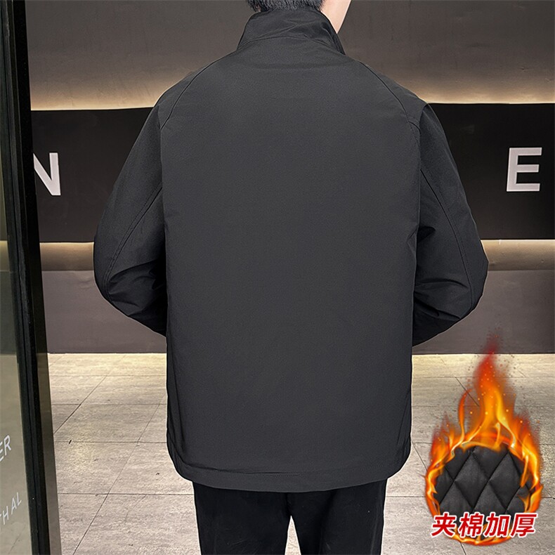 店主风二棉夹克外套男休闲时尚加棉加厚立领男士上衣S9307-P75,男装夹克,星座310B-3